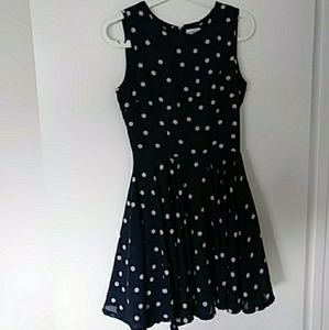 Maison Jules Rockabilly Navy Blue Skater Dress